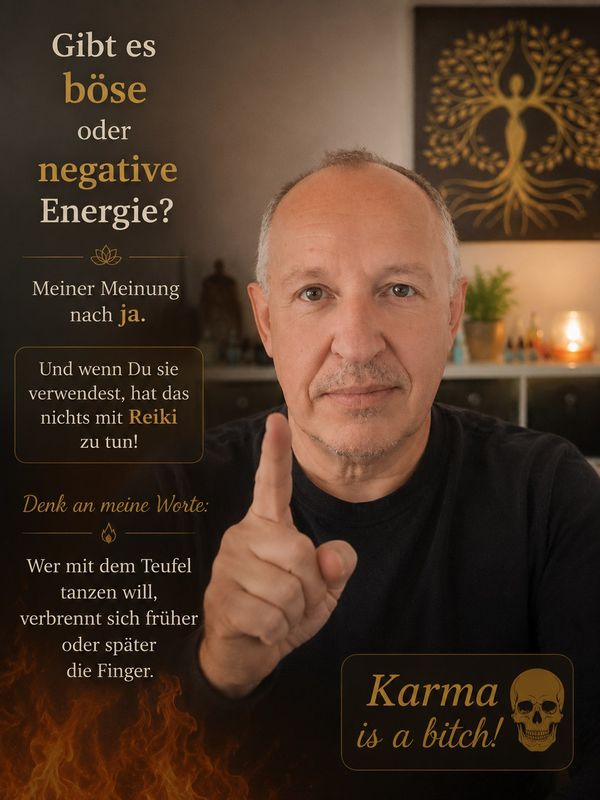 Böse Energie und Karma