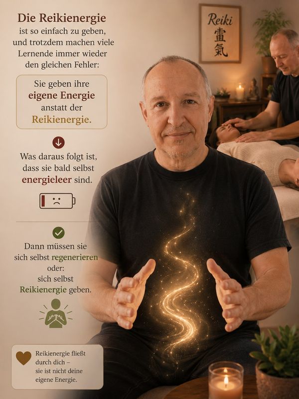 Eigene Energie vs. Reiki-Energie