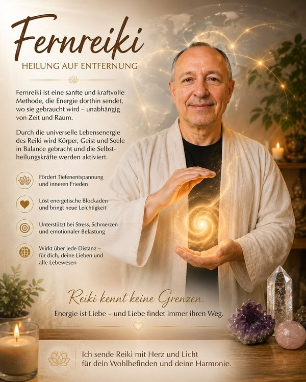 Fernreiki – Heilung auf Entfernung
