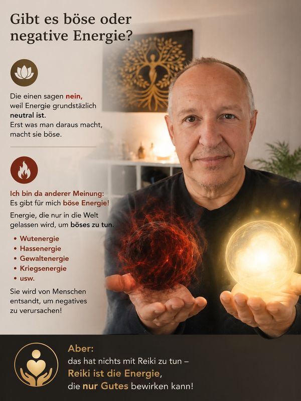 Gibt es böse oder negative Energie?