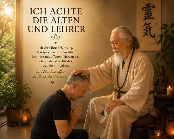 Ich achte die Alten und Lehrer