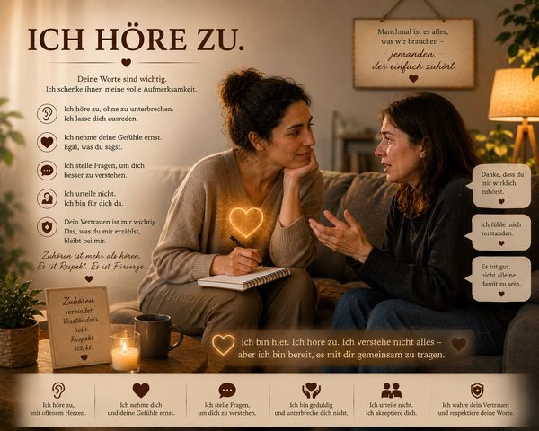 Ich höre zu