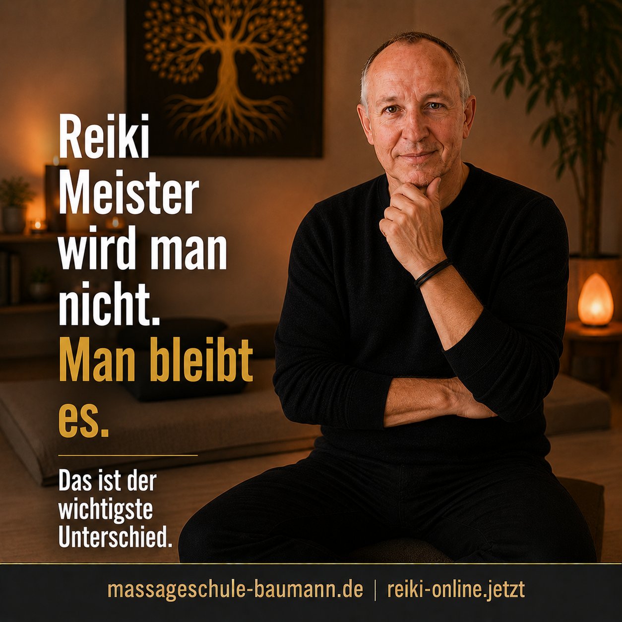 Peter Baumann – Reiki Meister wird man nicht. Man bleibt es.