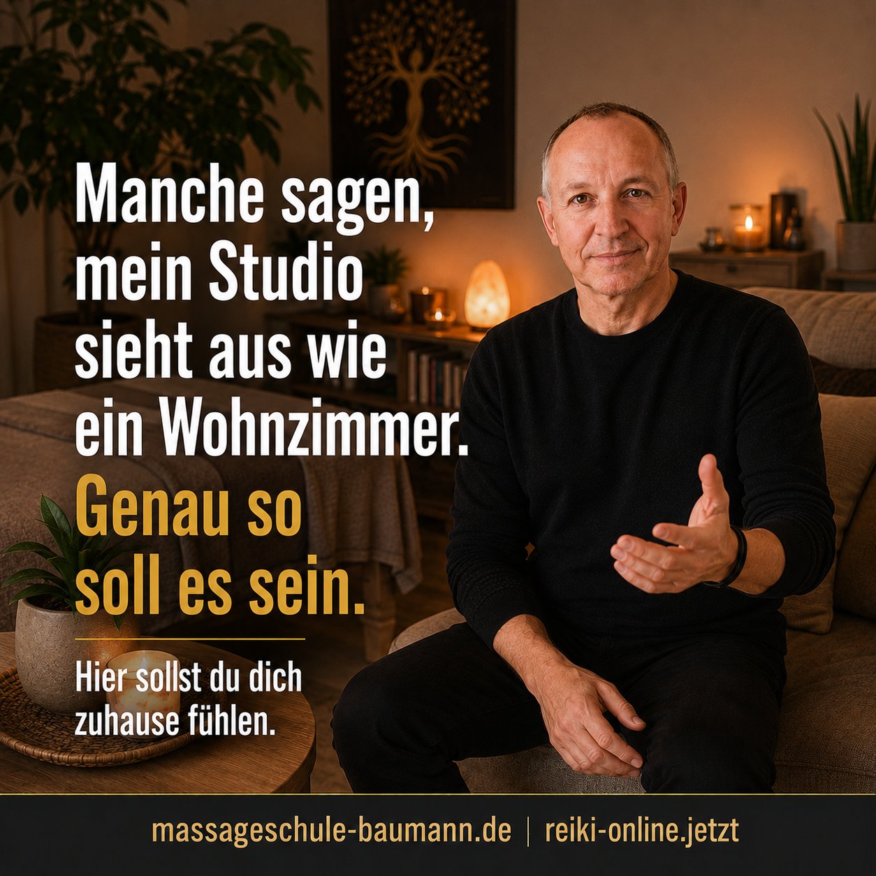 Peter Baumann in seinem Studio – Hier sollst du dich zuhause fühlen