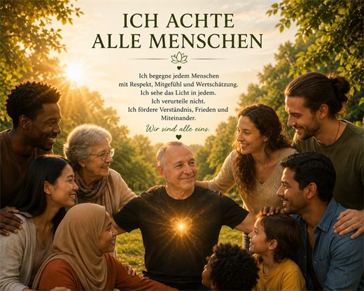 Ich Achte Alle Menschen - Reiki Bild