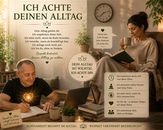Ich Achte Deinen Alltag - Reiki Bild