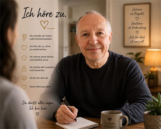 Ich Höre Zu Portrait - Reiki Bild