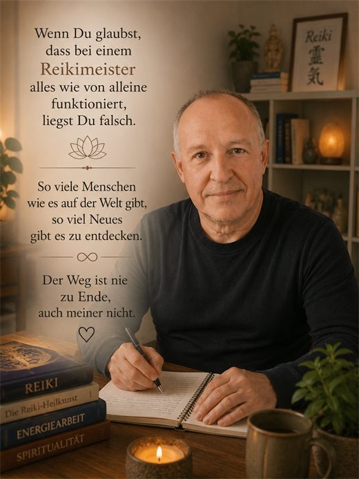 Reikimeister Weg Nie Zu Ende - Reiki Bild