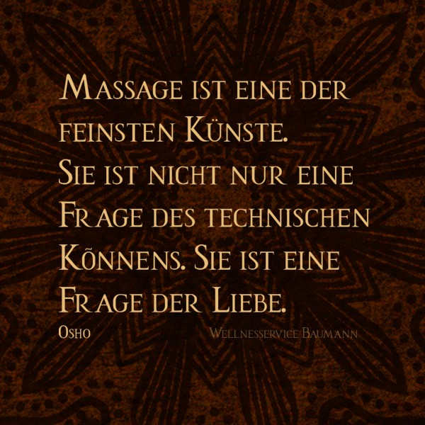 Massagekurse: Massage ist eine der feinsten Künste