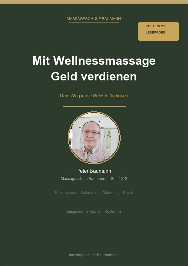 Kostenlose Leseprobe: Mit Wellnessmassage Geld verdienen